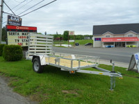 2022 QSA 62X10' ALUMINUM UTILITY TRAILERS SINGLE AXLE 