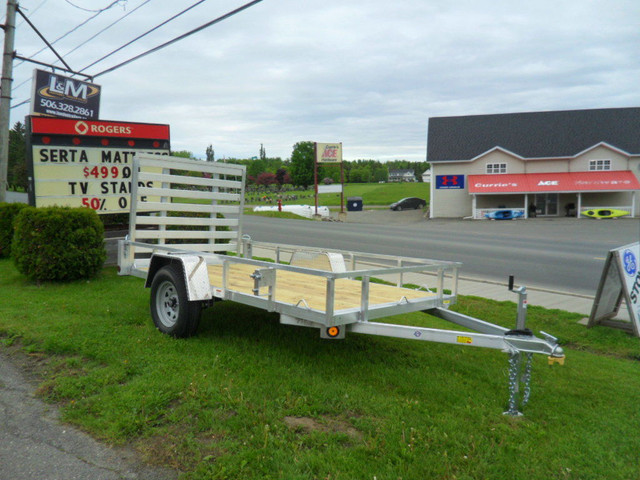 2022 QSA 62X10' ALUMINUM UTILITY TRAILERS SINGLE AXLE  in Cargo & Utility Trailers in Fredericton