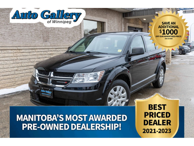  2018 Dodge Journey CANADA VALUE PACKAGE, CRUISE CONTROL,5 PASSE in Cars & Trucks in Winnipeg