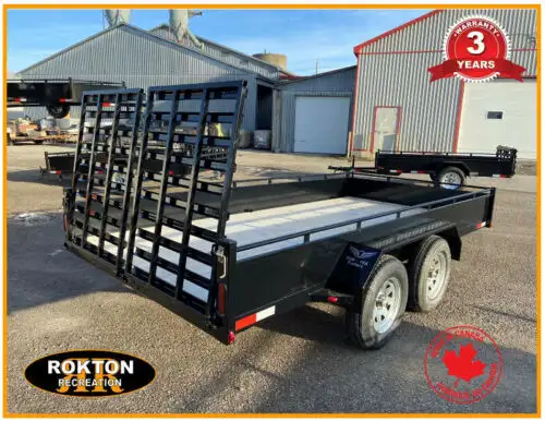 2025 NEW 7 x 14 Steel Utility landscape trailer AVAILABLE NOW in Cargo & Utility Trailers in Mississauga / Peel Region - Image 3