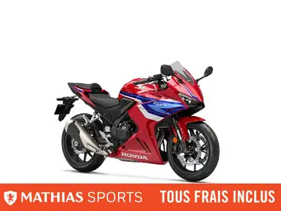 Concessionnaire des véhicules neufs et d'occasion. Super Sport HONDA CBR500R ABS 2025 La CBR500R de...