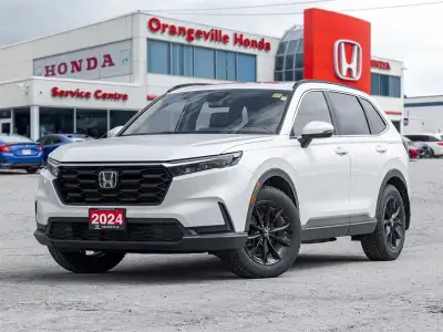 Say hello to your new best friend - Introducing your 2024 Honda CR-V Sport AWD. Bathed in a Platinum...