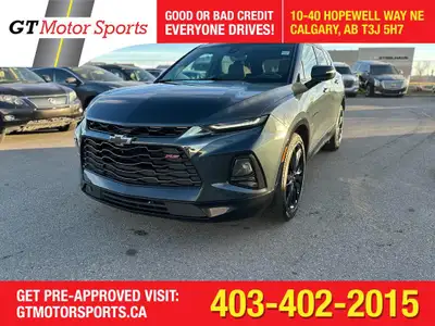 2019 Chevrolet Blazer RS | FULLY LOADED | WIRELESS CHARGER | $0 
