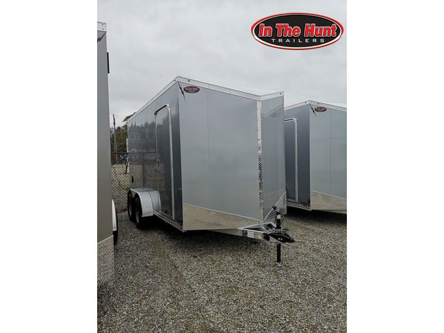  2024 Lightning 7x14 All Aluminum Tandem Axle in Silver in Cargo & Utility Trailers in London