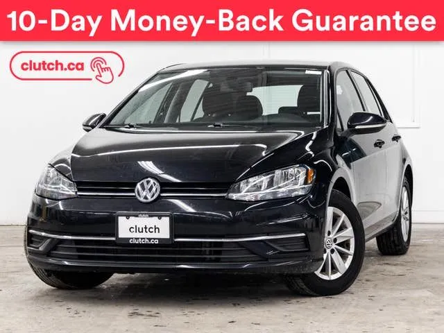 2020 Volkswagen Golf Comfortline w/ Apple CarPlay, Rearview Cam,