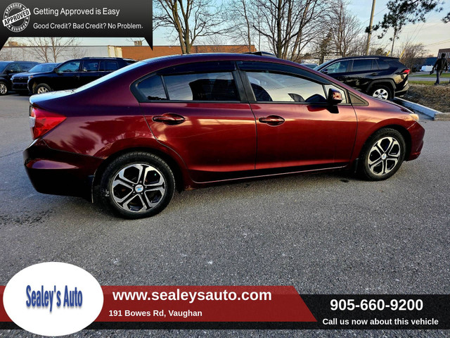 2012 Honda Civic 4dr Auto EX | SUNROOF | ALLOYS RIMS | CLEAN | N in Cars & Trucks in Markham / York Region - Image 4