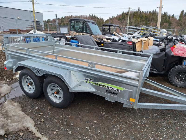 2022 YC INC YC661232G - Remorque double 66'' x 123'' in Cargo & Utility Trailers in Laurentides - Image 2