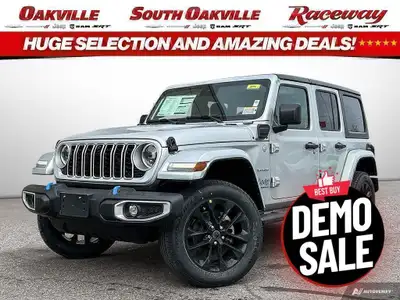 Recent Arrival! 2024 Jeep Wrangler Sahara 4xe Silver Zynith Clearcoat 2.0L I4 DOHC 8-Speed Automatic...