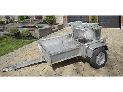 . 2023 Apogee Remorque ADAPT-X 500 FABRICATION QUEBECOISE EN ALUMINIUM! Seulement 500 LBS La Remorqu...