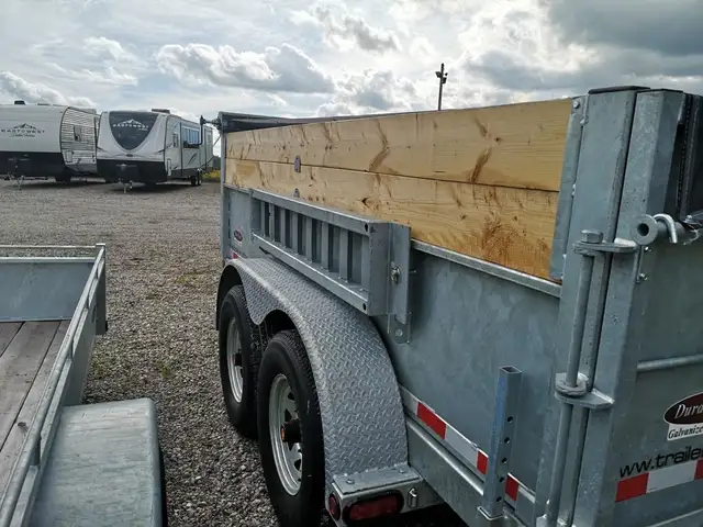  2024 Duratrail 6.5x12 7 Ton Galvanized Dump in Cargo & Utility Trailers in Mississauga / Peel Region - Image 8