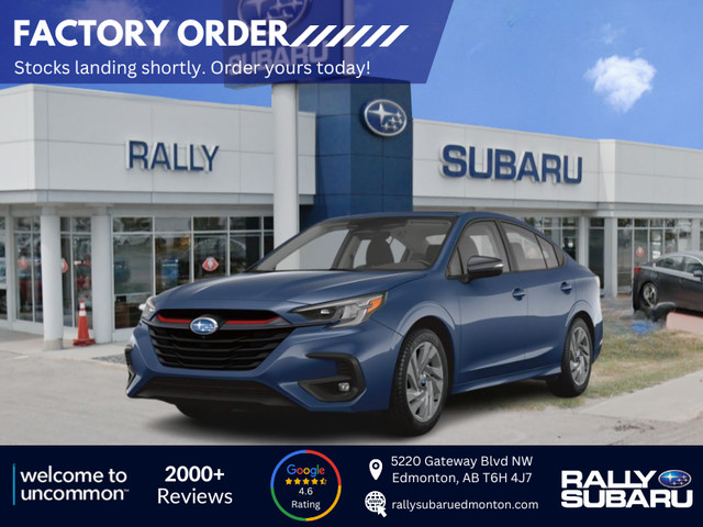 2024 Subaru Legacy GT - AVAILABLE TO FACTORY ORDER!! in Cars & Trucks in Edmonton