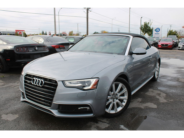 2015 Audi A5 S-LINE Conv Progressiv, MAGS, CUIR, NAVIGATION,AWD in Cars & Trucks in Longueuil / South Shore