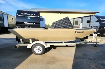 REG $44,900 NOW $41,899 2022 BRATT TRAPPER THAT'S 14' LONG WITH A 300HP SEADOO MOTOR WITH ONLY 48.6...