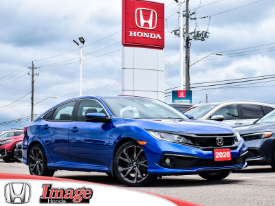 2020 Honda Civic Sedan Sport | CLEAN CARFAX | ONE OWNER | SUNROO