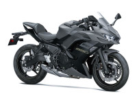 2024 Kawasaki Ninja 650 Matte Dark Grey/Metallic Black
