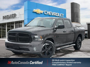 2023 RAM 1500 Classic Express | V8 | Spray in Bedliner | Heated Seats & Steering | Remote Start | Night Edition