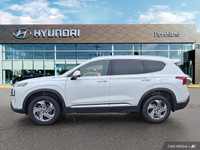 Experience the 2023 Hyundai Santa Fe Preferred SUV, boasting a stunning Quartz White exterior and bl... (image 1)
