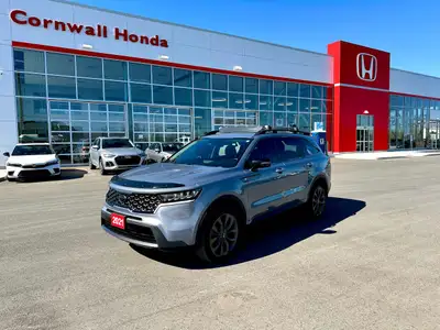Odometer is 3242 kilometers below market average! Gray 2021 Kia Sorento LX AWD 8-Speed Automatic 2.5...