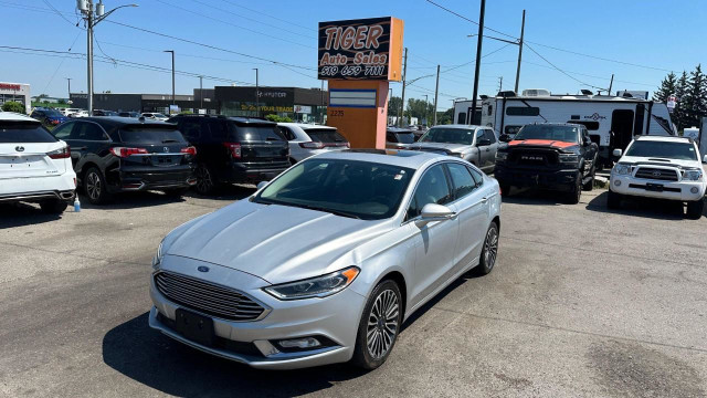 2017 Ford Fusion SE, LEATHER, NAVI, ONLY 83,000KMS, CERTIFIED in Cars & Trucks in London