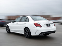 2020 Mercedes Benz C-300 AMG PKG White Exterior on Black Interior comes with Navigation, Back up Cam... (image 3)
