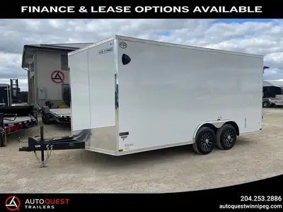 0.080 WHITE Screwless Aluminum Exterior, 4x Recessed D-Rings & Aluminum Wheels! Brand new factory di...