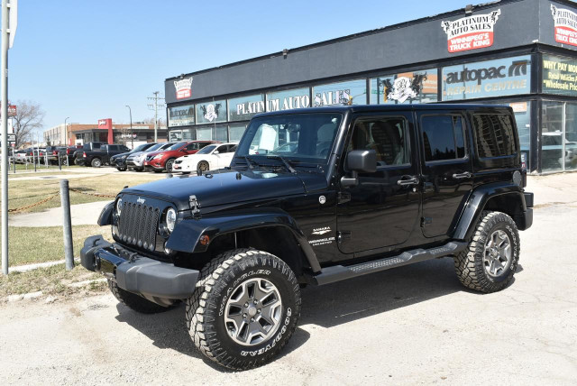  2015 Jeep Wrangler 4WD 4dr UNLIMITED Sahara BLOWOUT PRICE !!! in Cars & Trucks in Winnipeg
