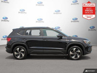 Recent Arrival! New Price! Deep Black Pearl 2024 Volkswagen Taos Comfortline AWD 7-Speed Automatic 1... (image 5)