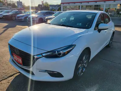 WAS: $18895 NOW: $16995 plus taxes and licensing feesThis 2018 Mazda 3 Sport GT comes equipped with...