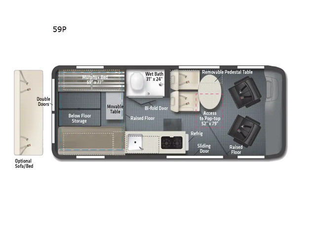 2024 Winnebago Solis 59P in RVs & Motorhomes in Edmonton - Image 2