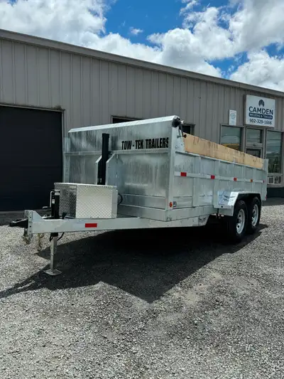 for sale is a 2025 Tow-Tek Galvanized Dump trailer , we have many in stock units so we are selling t...