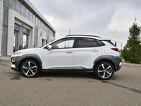 The 2021 Hyundai Kona 1.6T Ultimate AWD in stunning white and featuring an agile all-wheel drive sys... (image 3)