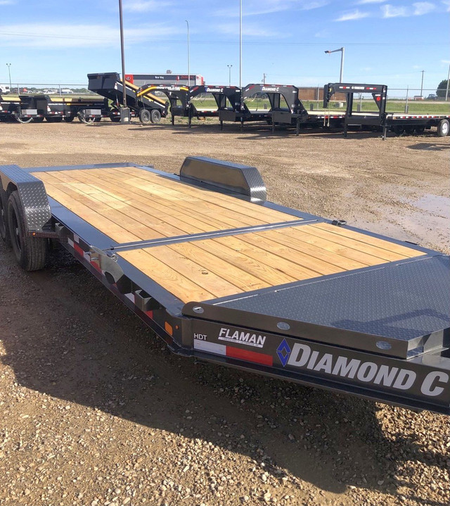 2024 Diamond C HDT207 Flatdeck Car Hauler Trailer in Cargo & Utility Trailers in Medicine Hat - Image 2