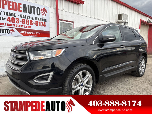 2016 Ford Edge TITANIUM | AWD | LEATHER HEATED AND COOLED SEATS  in Cars & Trucks in Calgary