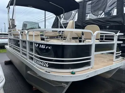 Ponton Sun Cather 168FC 2013 Avec Moteur Yamaha F40la seulement 35 heures 2020 Trim et starter élect...
