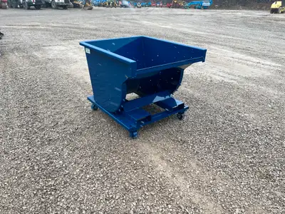 CONTACT SALES FOR MORE INFORMATION AND PRICING SELF Dumping Tilt Bins ¼ yard to 5 yard capacity ask...