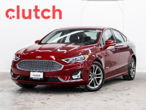 2019 Ford Fusion Titanium w/ Apple CarPlay & Android Auto, Rearview Cam, Nav
