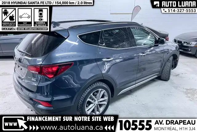 2018 HYUNDAI Santa Fe Sport Limited AWD/TOIT PANO/CAMERA/NAVI/CU in Cars & Trucks in City of Montréal - Image 4