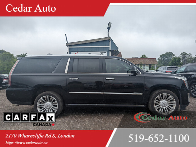 2017 Cadillac Escalade ESV SOLD | 4WD 4dr Platinum in Cars & Trucks in London - Image 4