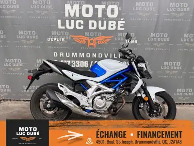 Suzuki Gladius 2009 23 170 KM MOTO IMMATRICULÉE RÉGULIÈRE À LA SAAQ NOUS OFFRONS UNE GARANTIE DE 30...