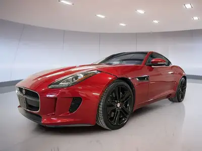 Experience pure driving excitement with the 2017 Jaguar F-TYPE Base Coupe, now available at Moose Ja...