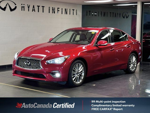 2021 INFINITI Q50 LUXE|One Owner|No Accident|Apple Carplay in Cars & Trucks in Calgary