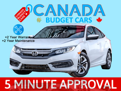  2016 Honda Civic Sedan MANUAL | LX | HEATED SEATS