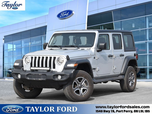 2023 Jeep Wrangler Sport S , AUTO, V6, COLD WEATHER PKG, RUNNING in Cars & Trucks in Kawartha Lakes