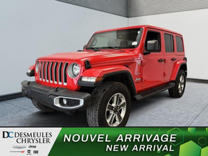2021 Jeep Wrangler Unlimited Unlimited Sahara 4x4 Toit rigide 3 sections Camera