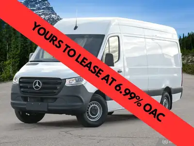 Yours to lease at 6.99% OAC. Several Sprinter 2500 Cargo Vans available with great options and speci...