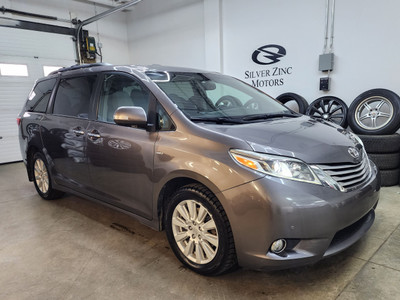 2017 Toyota Sienna Limited AWD, TV DVD,Top Of The Line,Inspected
