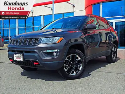 Pre-Owned 2018 Jeep Compass Trailhawk - Smart Device Integration | Bluetooth Connections | 4x4 | Bac...