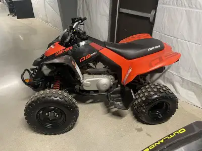 2025 CAN-AM DS250 YOUTH ATV STOCK #A111699 250cc 4 STROKE ENGINE CVT TRANSMISSION F/N/R CHAIN DRIVE...