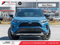 Beautiful Cavalry Blue On Midnight Black Metallic Roof 2023 Toyota RAV4 Hybrid XSE! All New Tires /... (image 1)