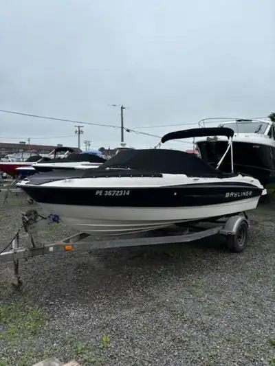 INCLUDES: Galvanized trailer, 3.0L Mercruiser, bimini, bow and cockpit covers, extended swim platfor...